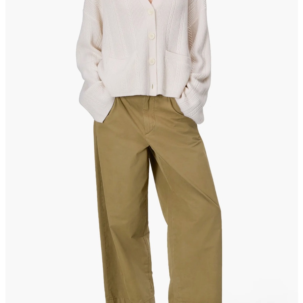 rag & bone Wide Leg Pants in Cream